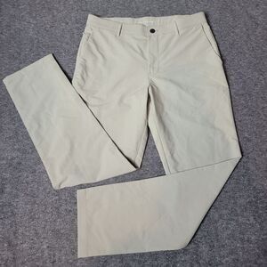 Banana Republic Cream Chinos with Flat Front Design